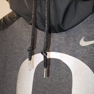 Nike XL Men's Oregon Ducks Black Gray Sweatshirt Hoodie